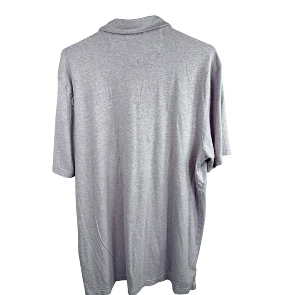 Faherty‎ Polo Shirt Mens Large Lavender Heather Stretch Modal Blend Soft Knit - Picture 6 of 7